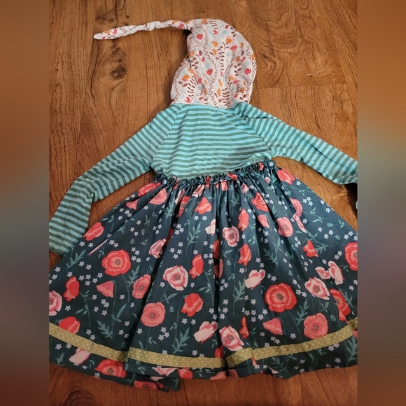 MATILDA JANE Once Upon A time Keepsake Chrissy Hooded Dress Size 2 Euc - Picture 7 of 9